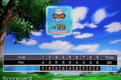 wii sports golf results mashup